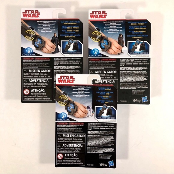 Star Wars Hasbro Force Link 3.75" Figures Luke, Leia And R2D2 Lot of 3! - Picture 5 of 5